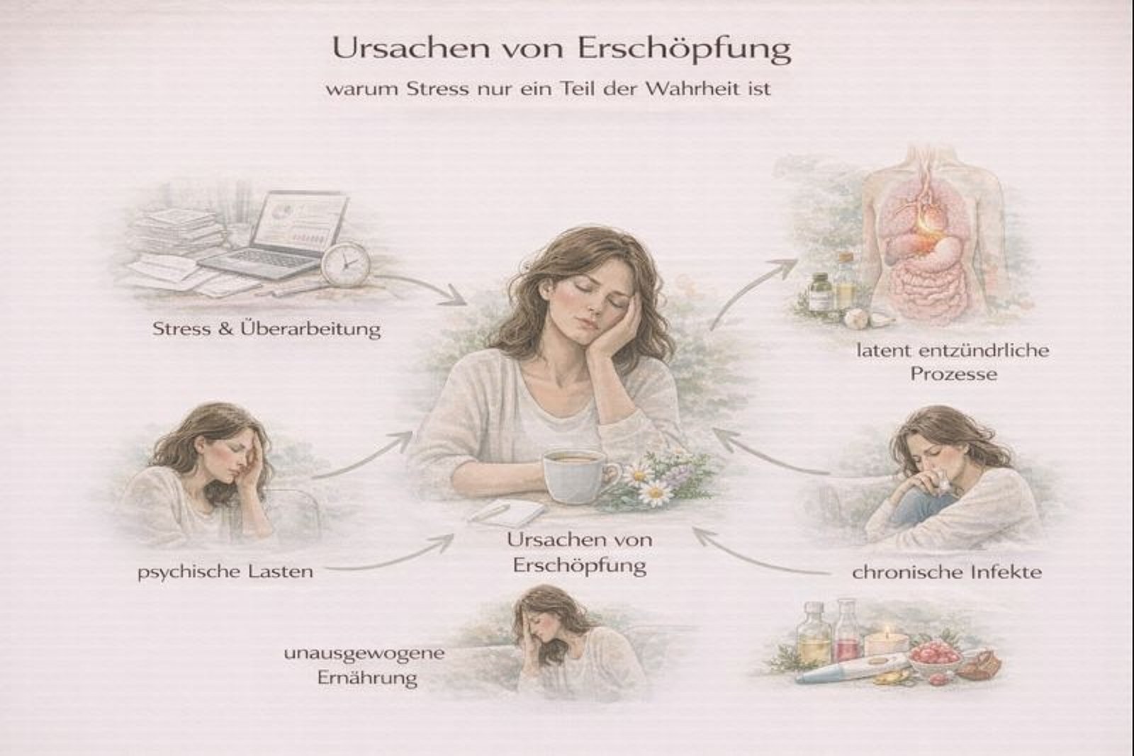 Warum der Körper trotz Ruhe nicht in die Erholung findet