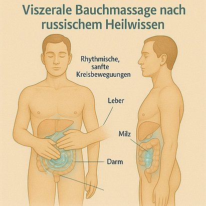 Viszeralen Bauchmassage nach russischem Heilwissen