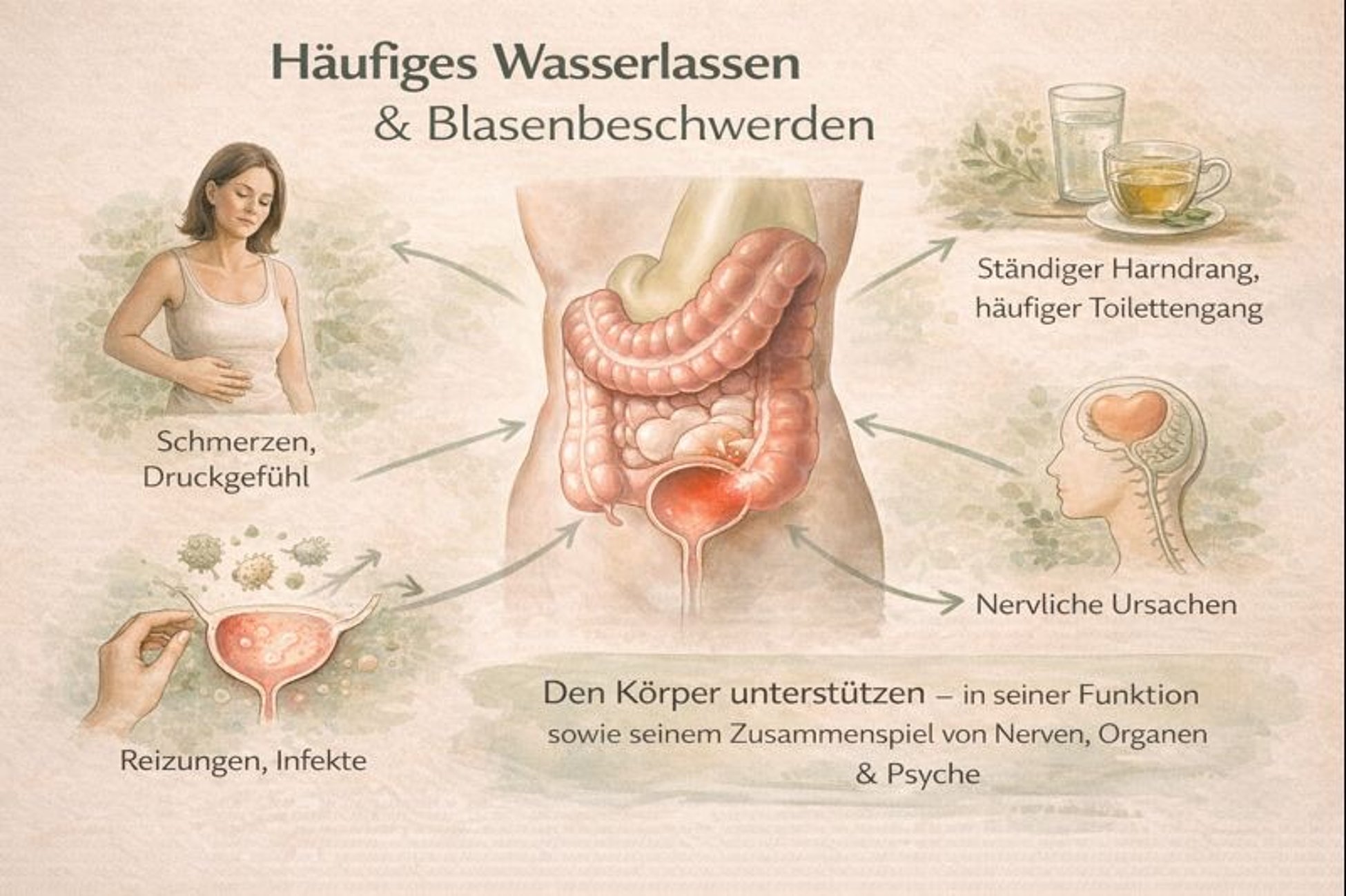 Häufiges Wasserlassen & Blasenbeschwerden
