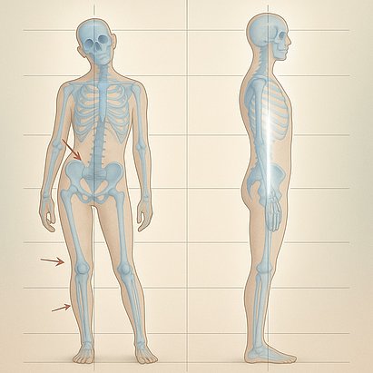1-Axiales Skelett 1-Axiales Skelett
